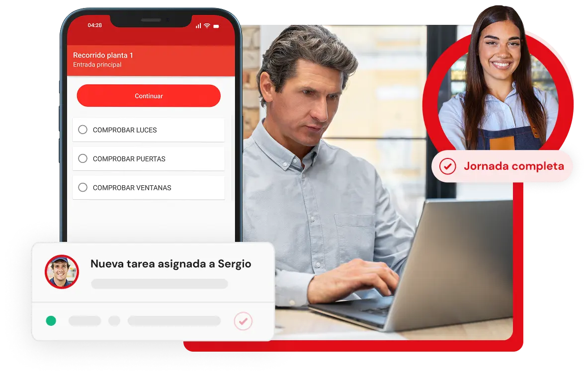 Registro de jornada 100% legal, simple y conectado