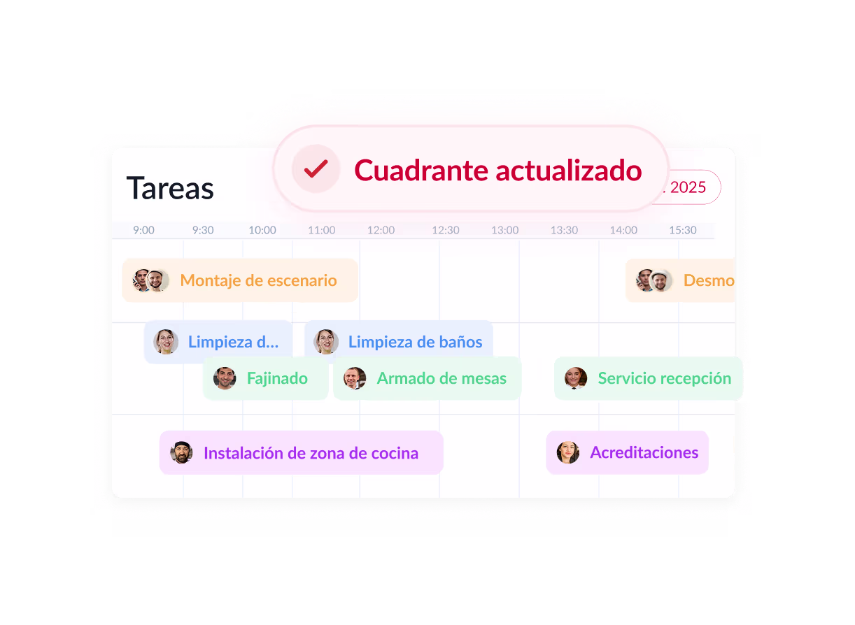 Cuadrantes automáticos por contrato y centro